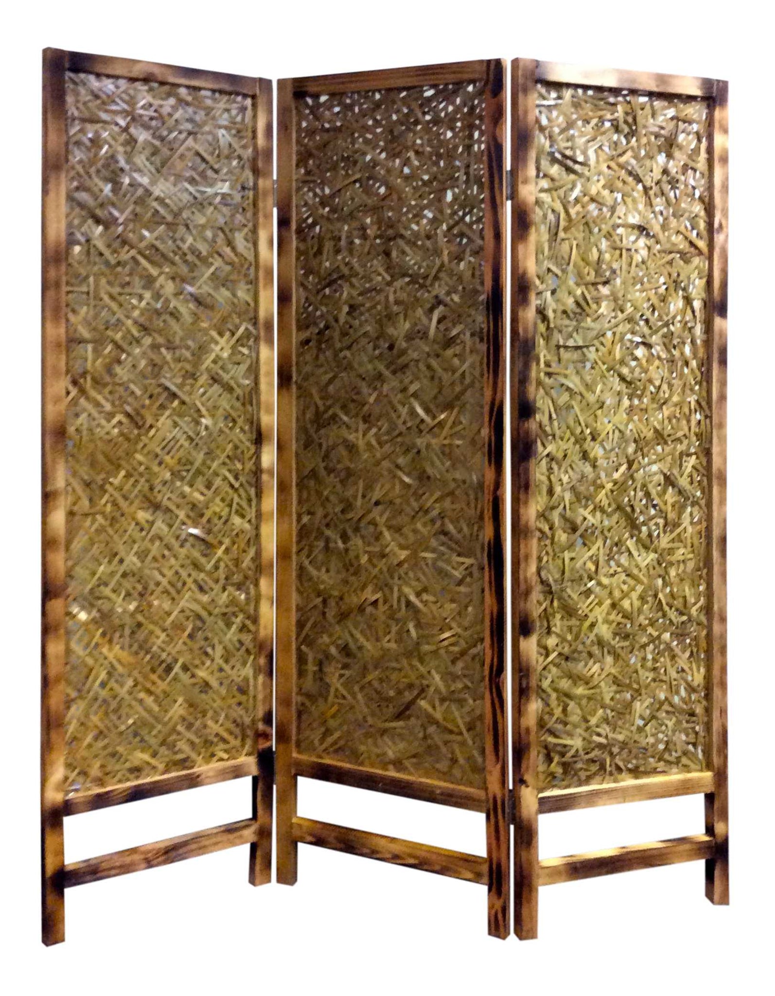 1 x 60 x 69 Natural Wood  Screen