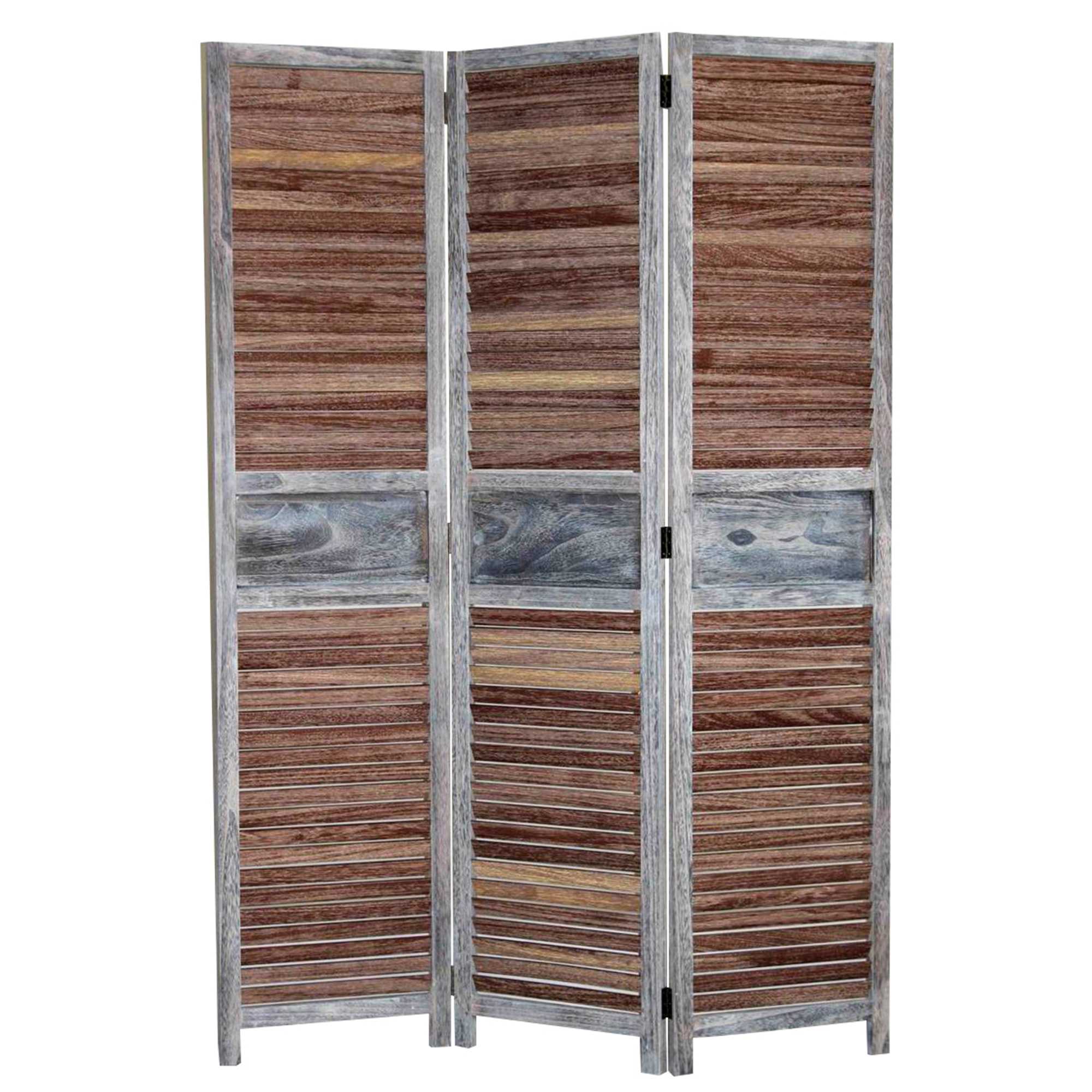 1 x 47 x 67 Brown Wood  Screen