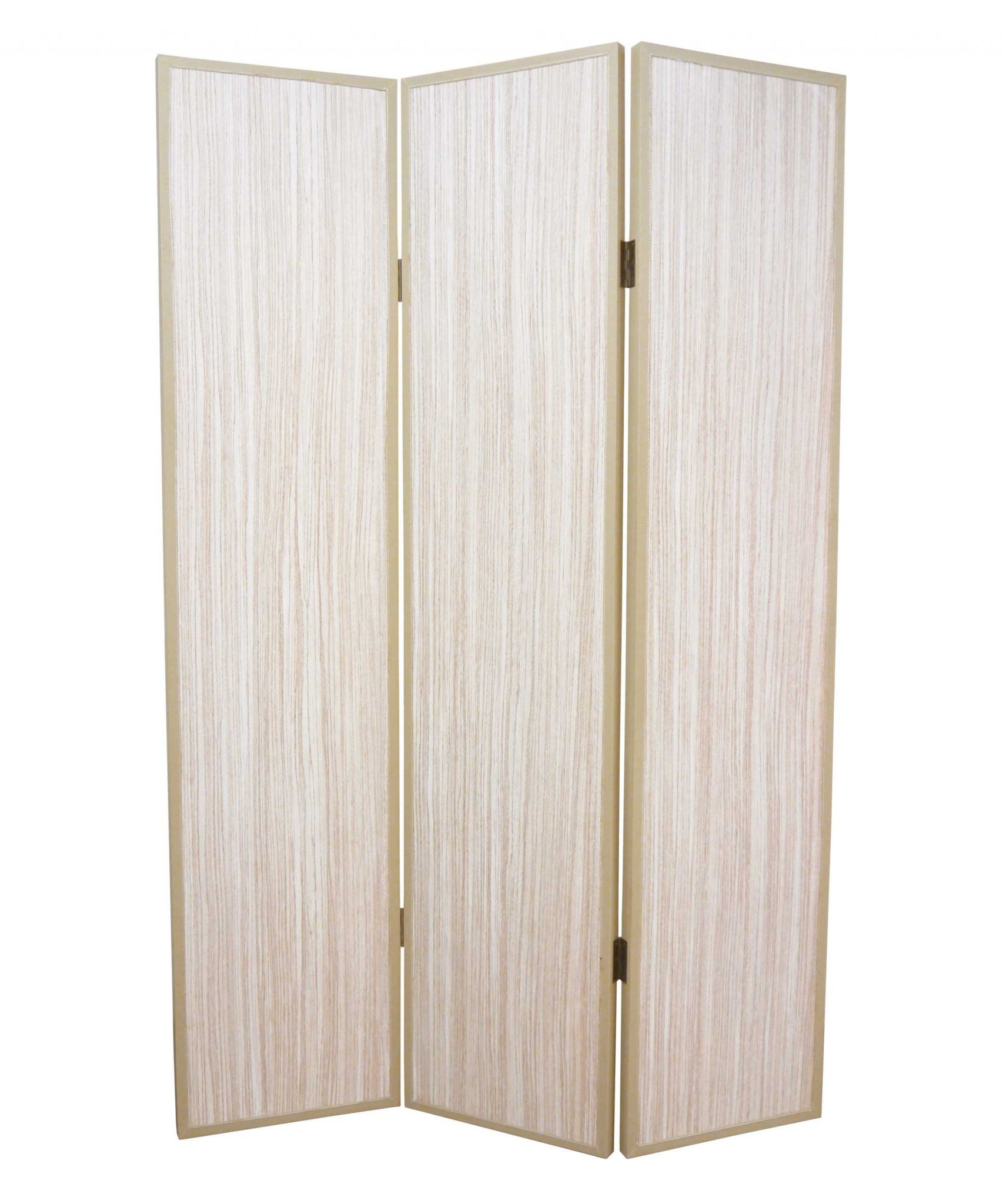 1 x 47 x 71 Beige Wood  Screen