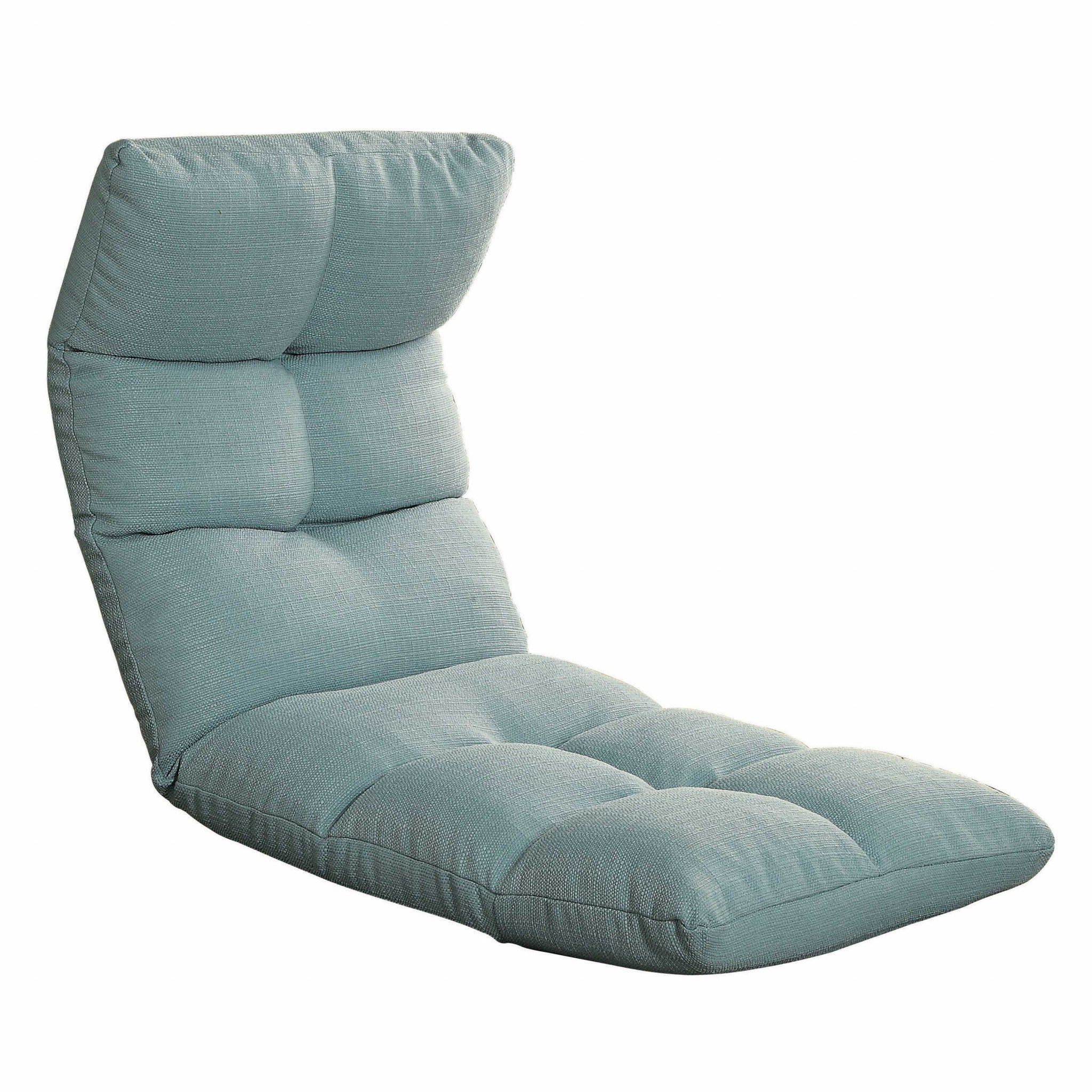 51' X 20' X 4' Teal Linen Gaming Floor Chair