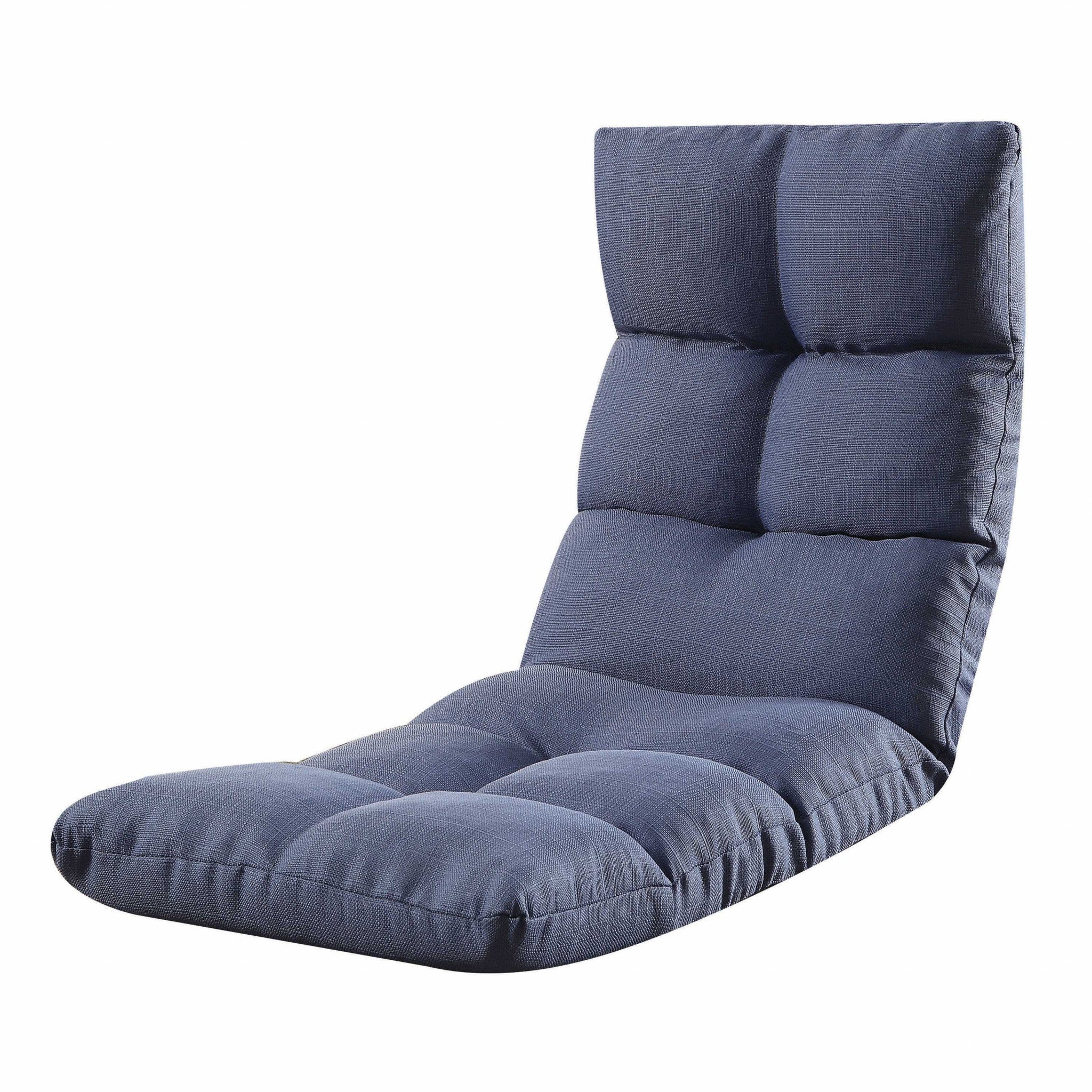 51' X 20' X 4' Blue Linen Gaming Floor Chair