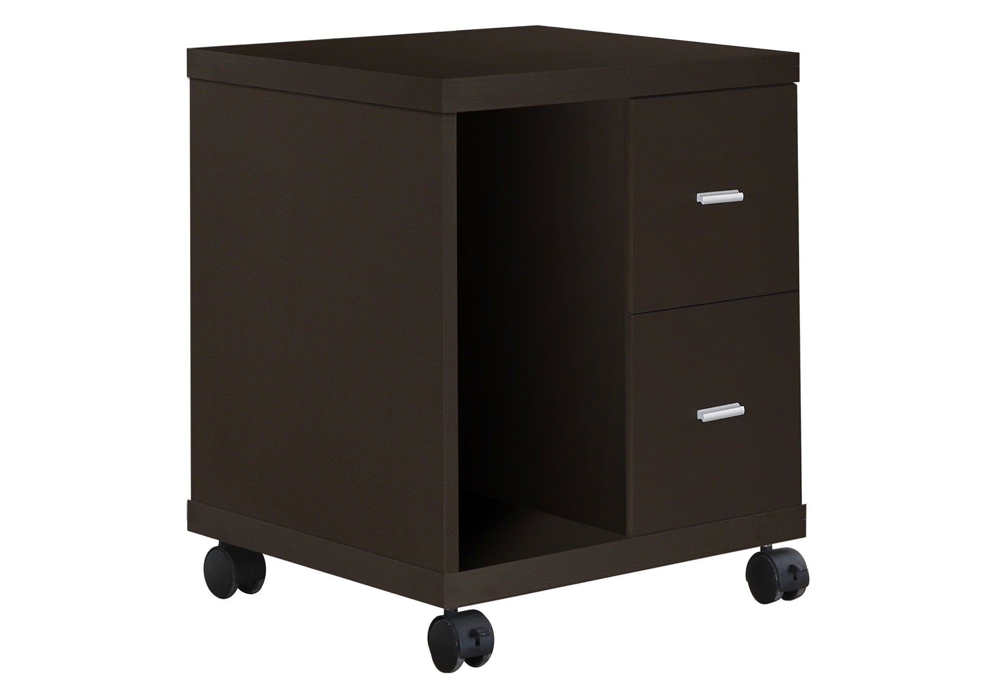 Office Cabinet Cappucino with 2 Drawer on Castors