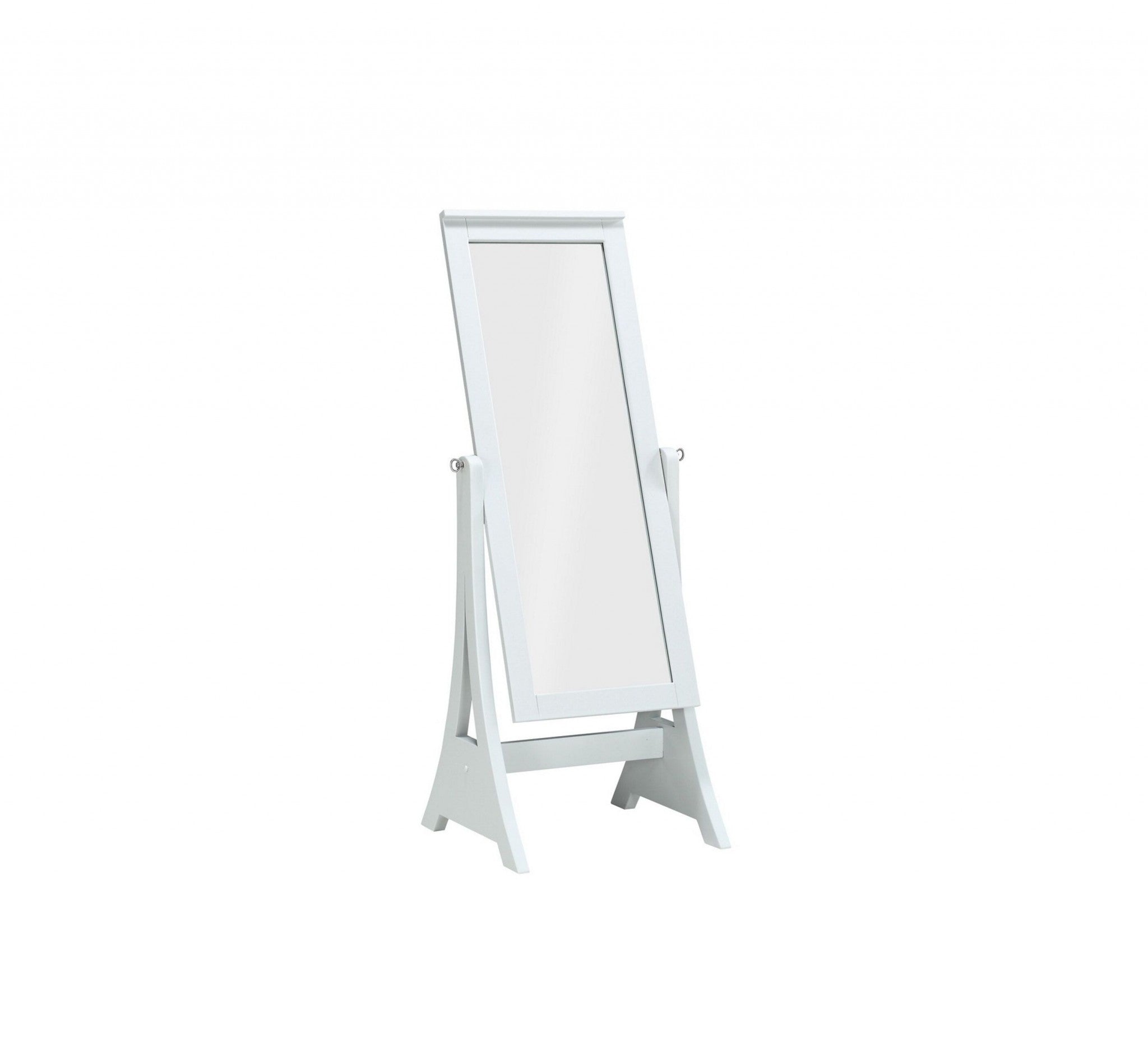 Eiffel Gray Wood Rectangle Standing Mirror