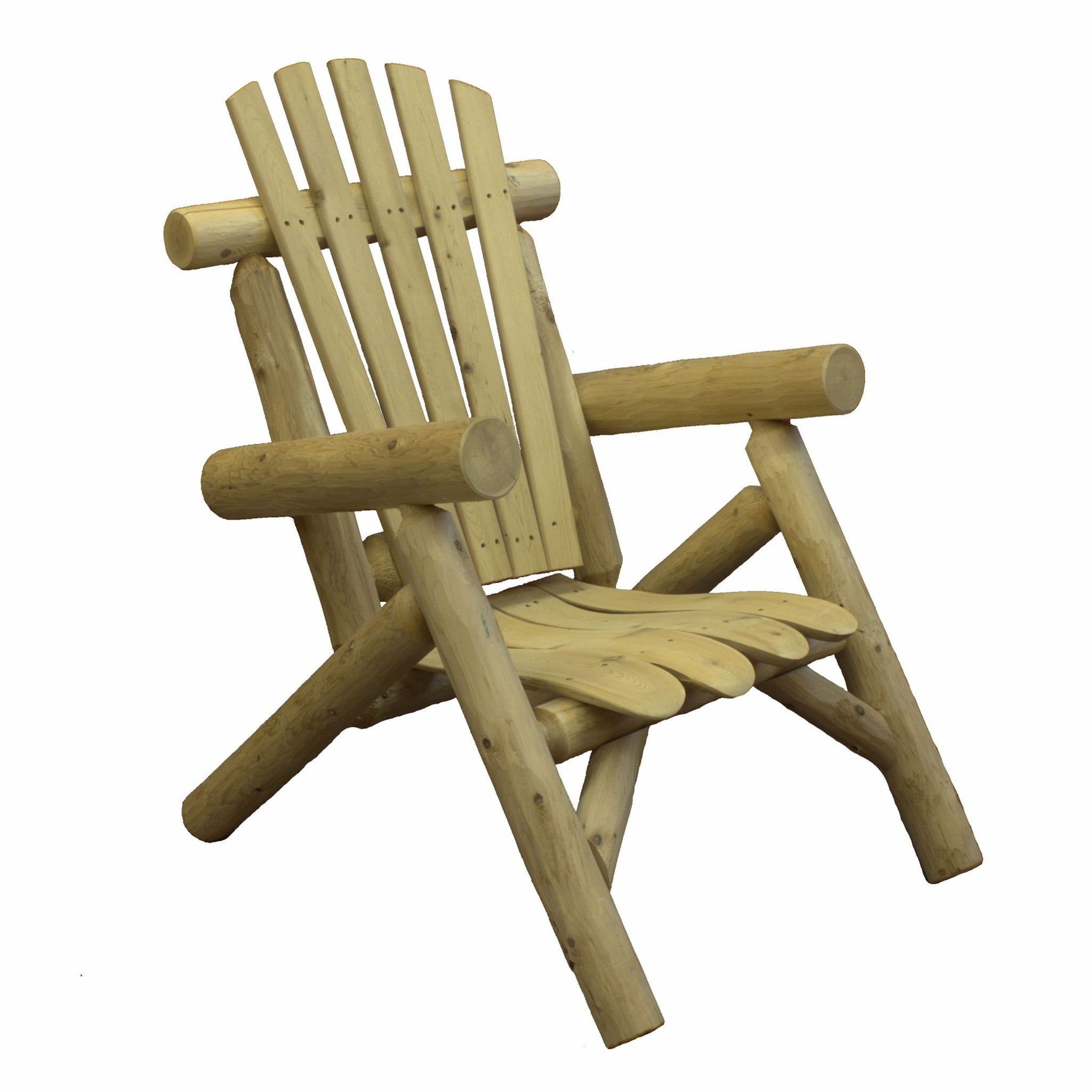 28' X 30' X 39'  Natural Wood Lounge Chair