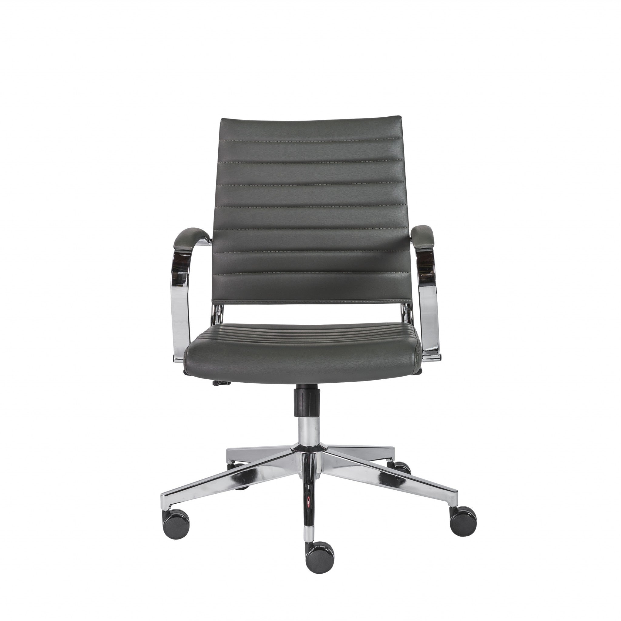 22.76" X 26.26" X 38" Low Back Office Chair in Gray