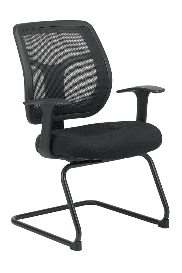 24" x 20" x 36"  Black Mesh / Fabric Guest Chair