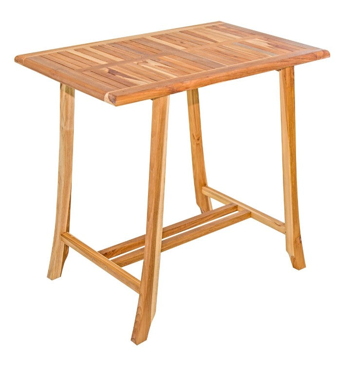 Compact Teak Dining Table in Natural Finish