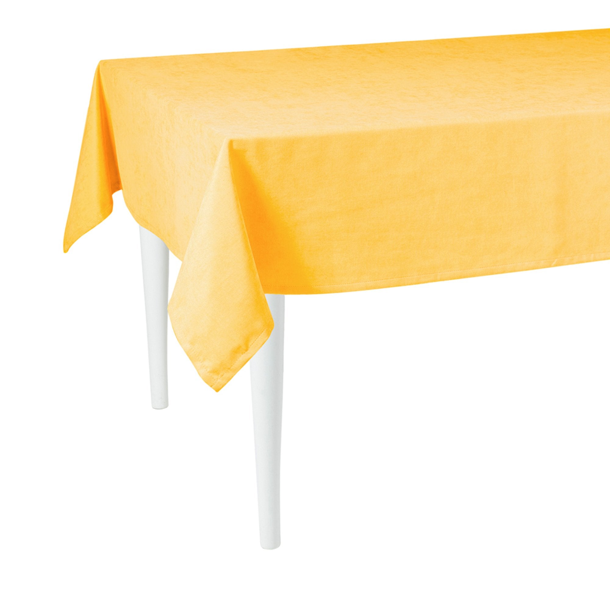 84" Merry Christmas Rectangle Tablecloth in  Yellow