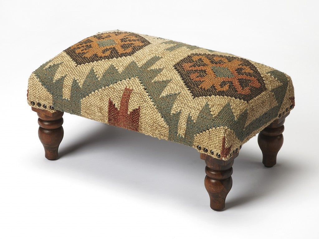 Southwest Mountain Lodge Foot Stool