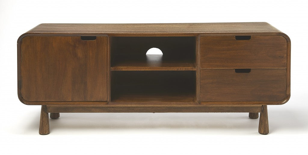 Drayton Modern Wood Entertainment Console