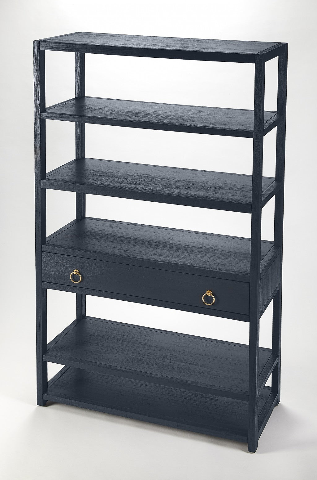 Lark Navy Blue Bookshelf