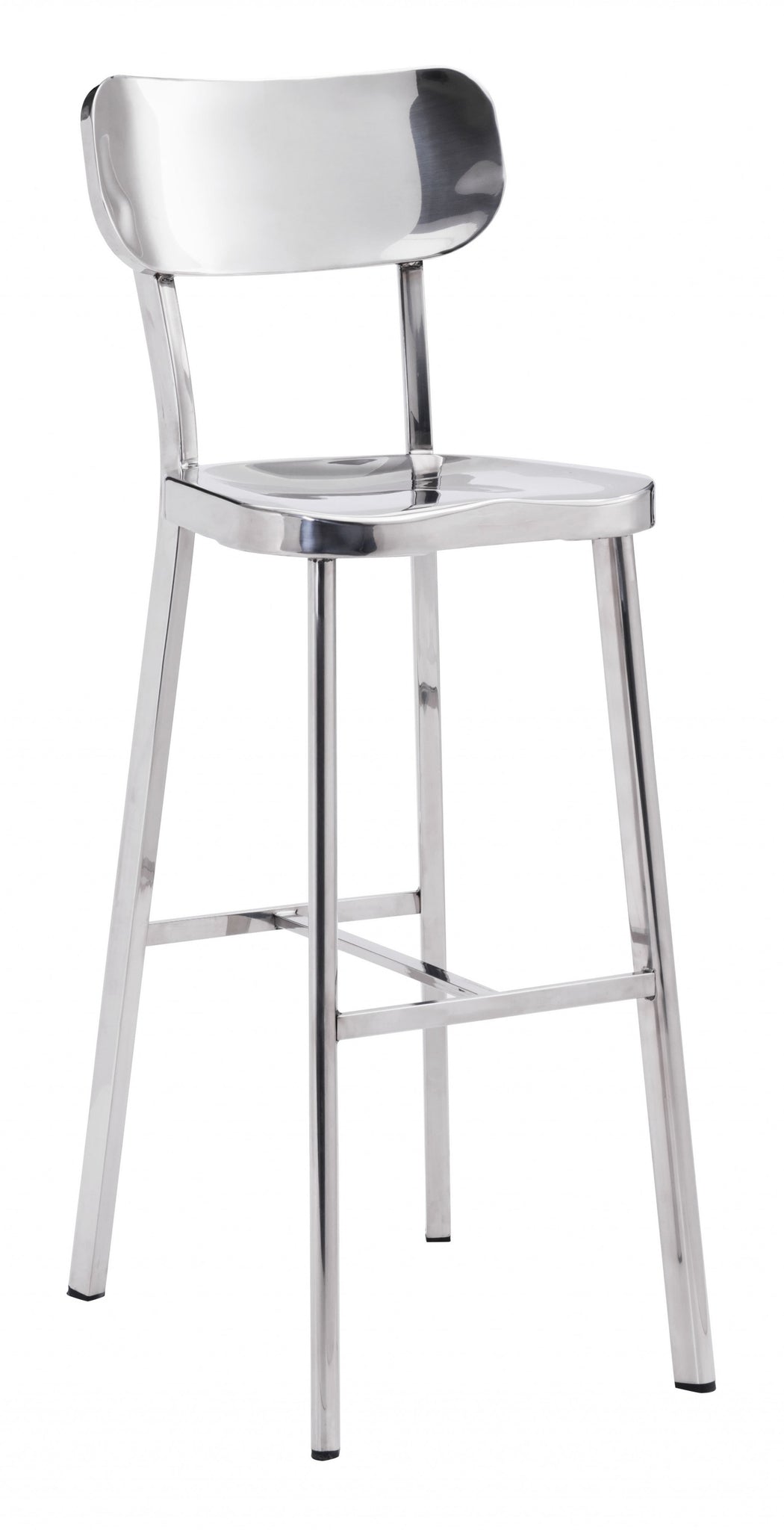 Polished Steel Bar Chair