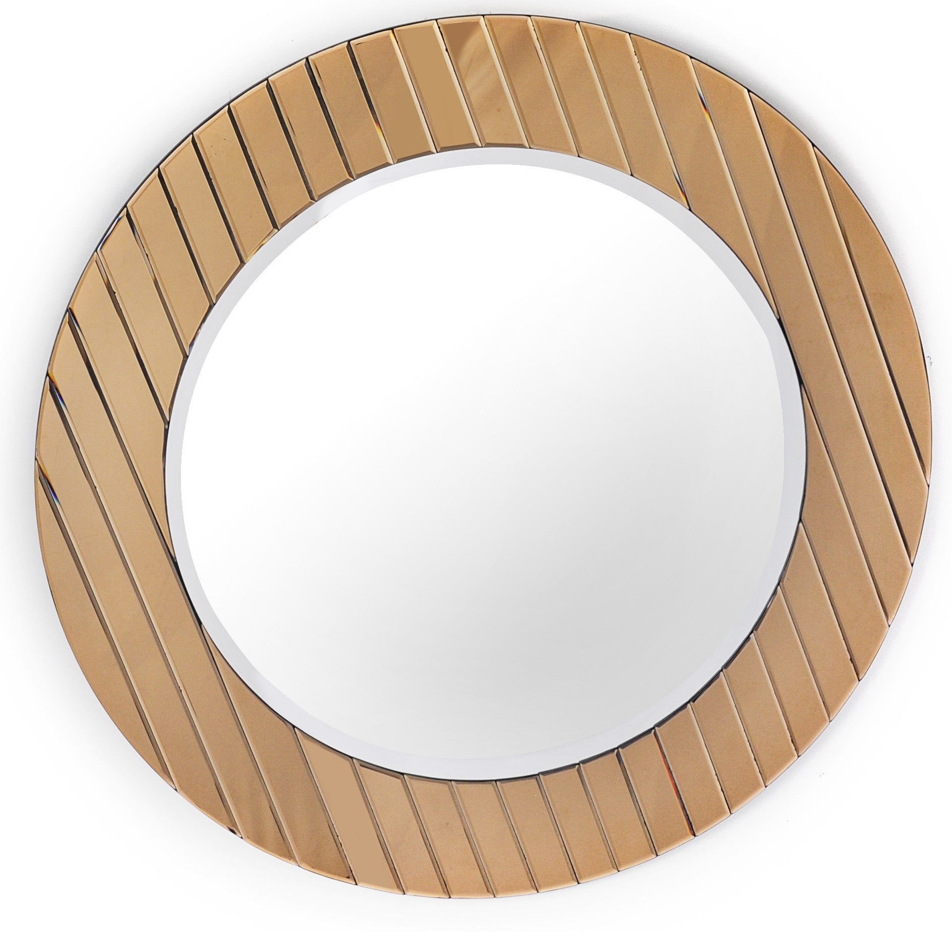 Yukon Gold Striped Mirror