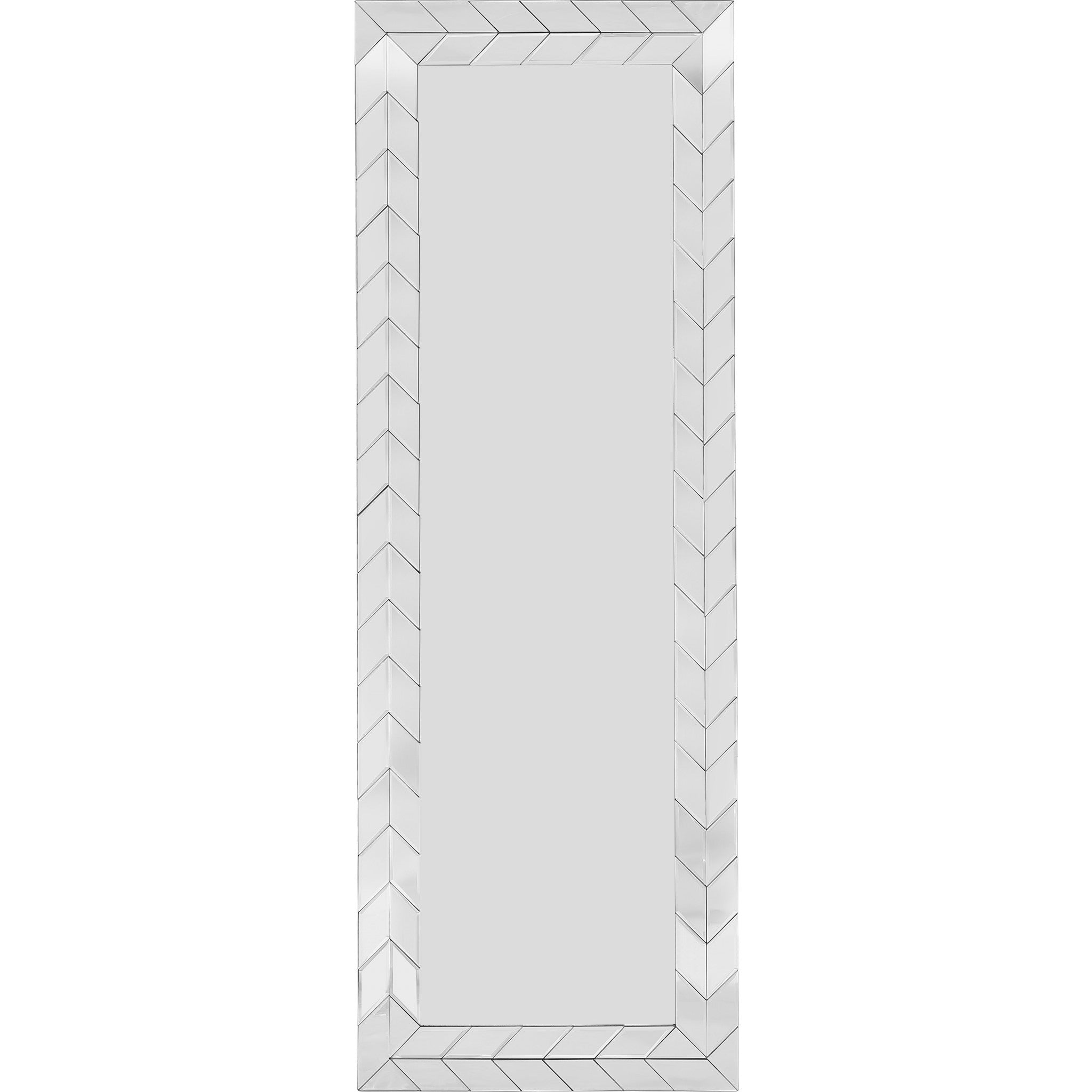 Silver Arrow Shaped Mirror