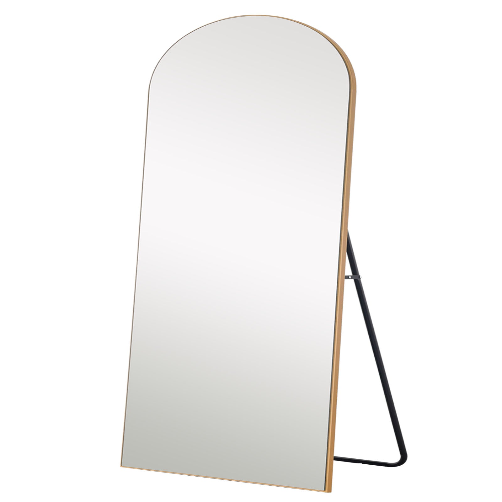 Gold Arched Mirror with Stand