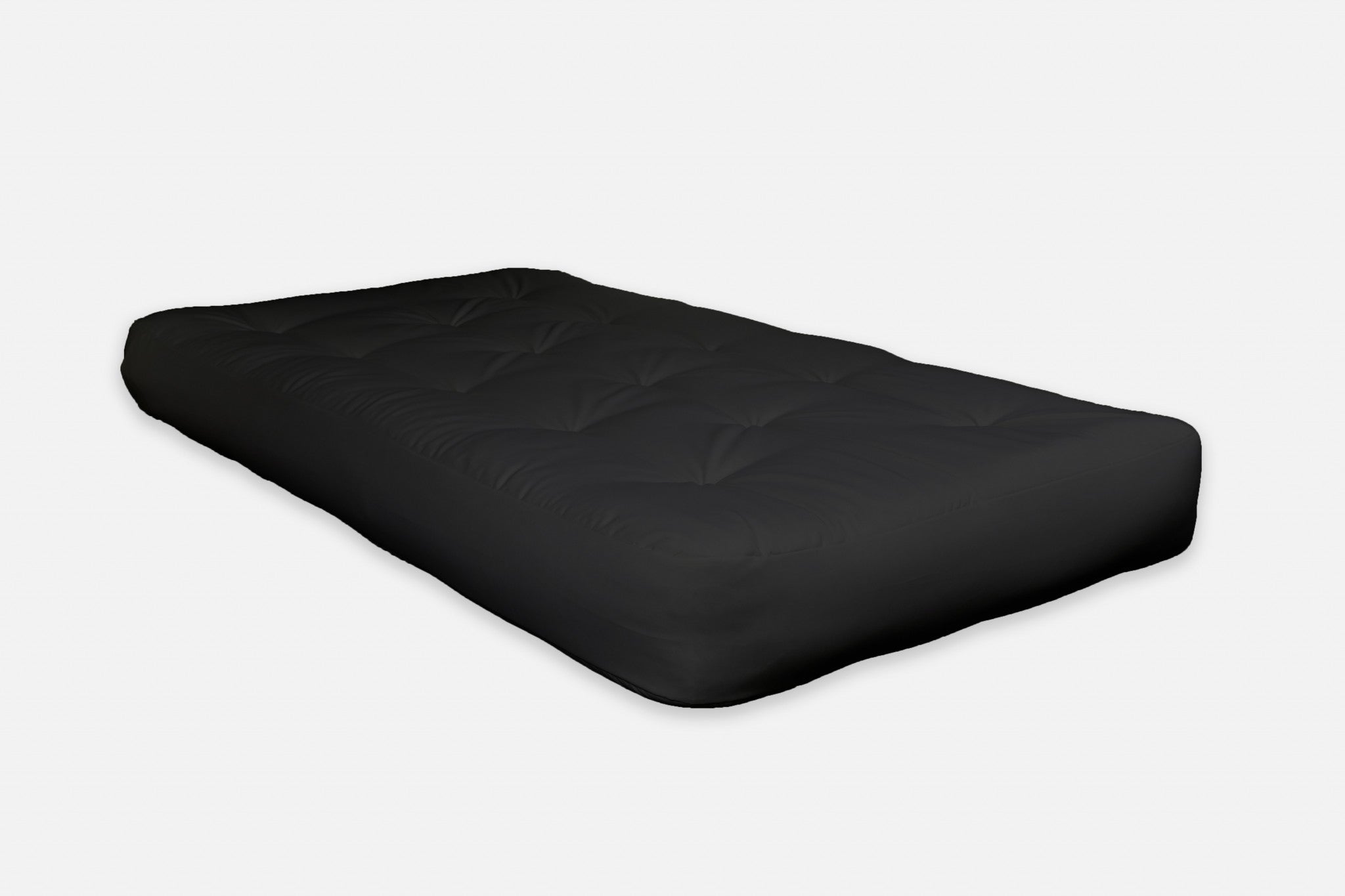 8' Black Double Foam Twin Futon Mattress