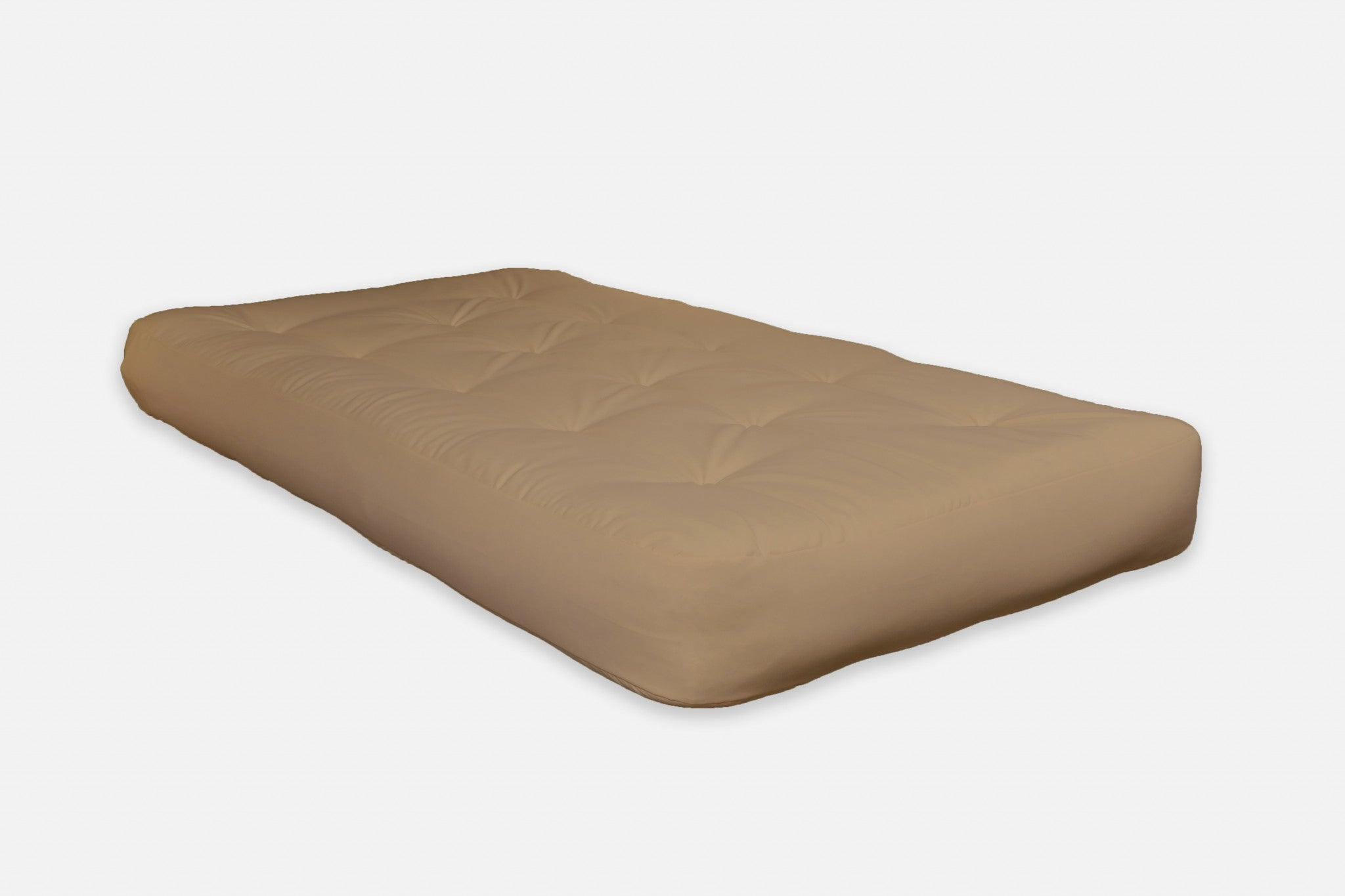 6' Khaki Single Foam Futon Queen Mattress